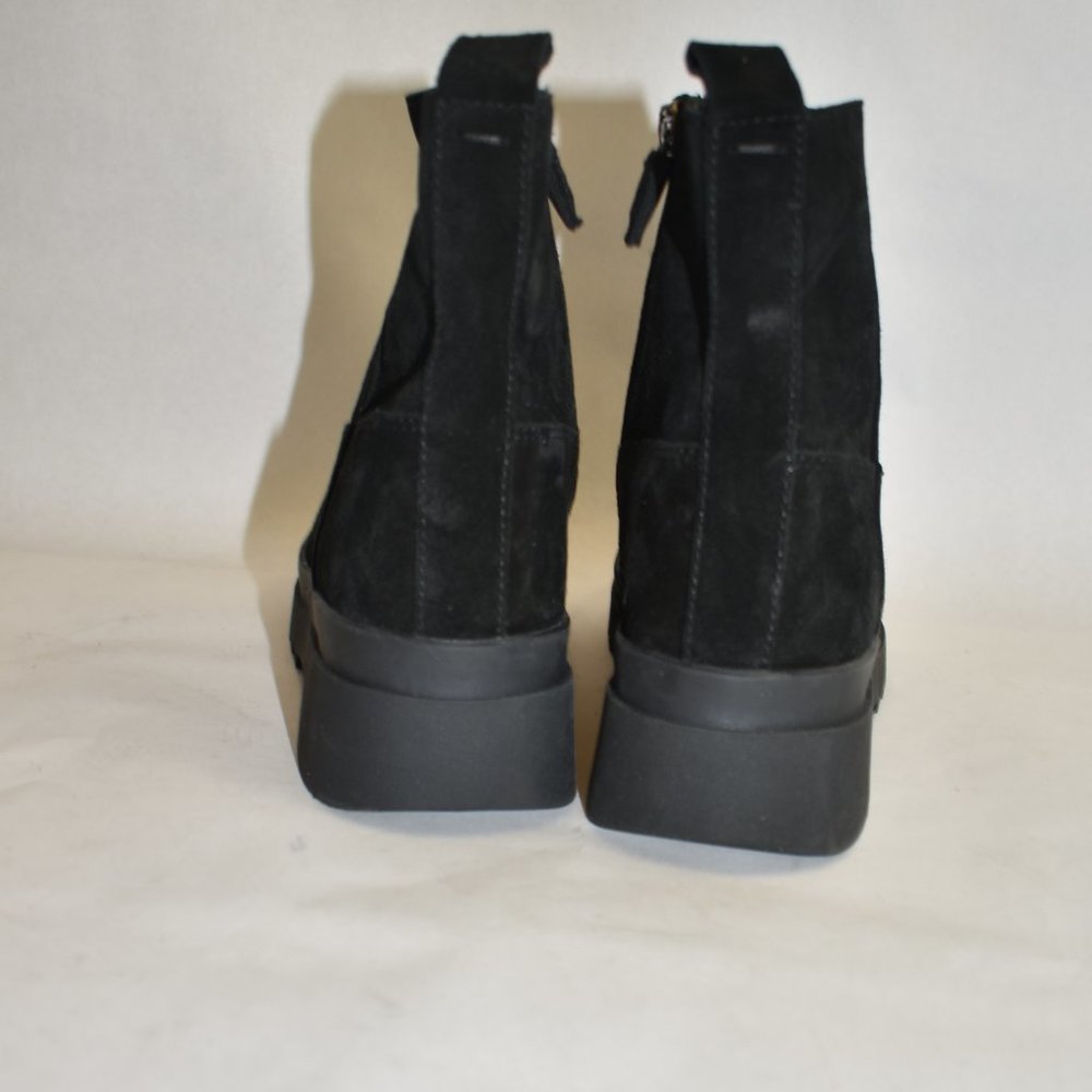 $280 EILEEN FISHER FLOYD WATERPROOF WINTER BOOT BLACK PLATFORM comfort  7 (TB24) - Picture 7 of 9